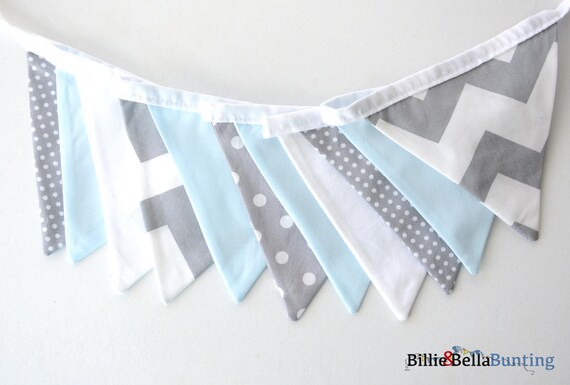 bunting for baby boy nursery