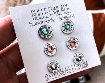 Bullet Earrings, Bullet Earrings, stud Earrings