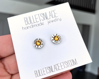 Sale Earrings, bullet earrings, bullet jewery