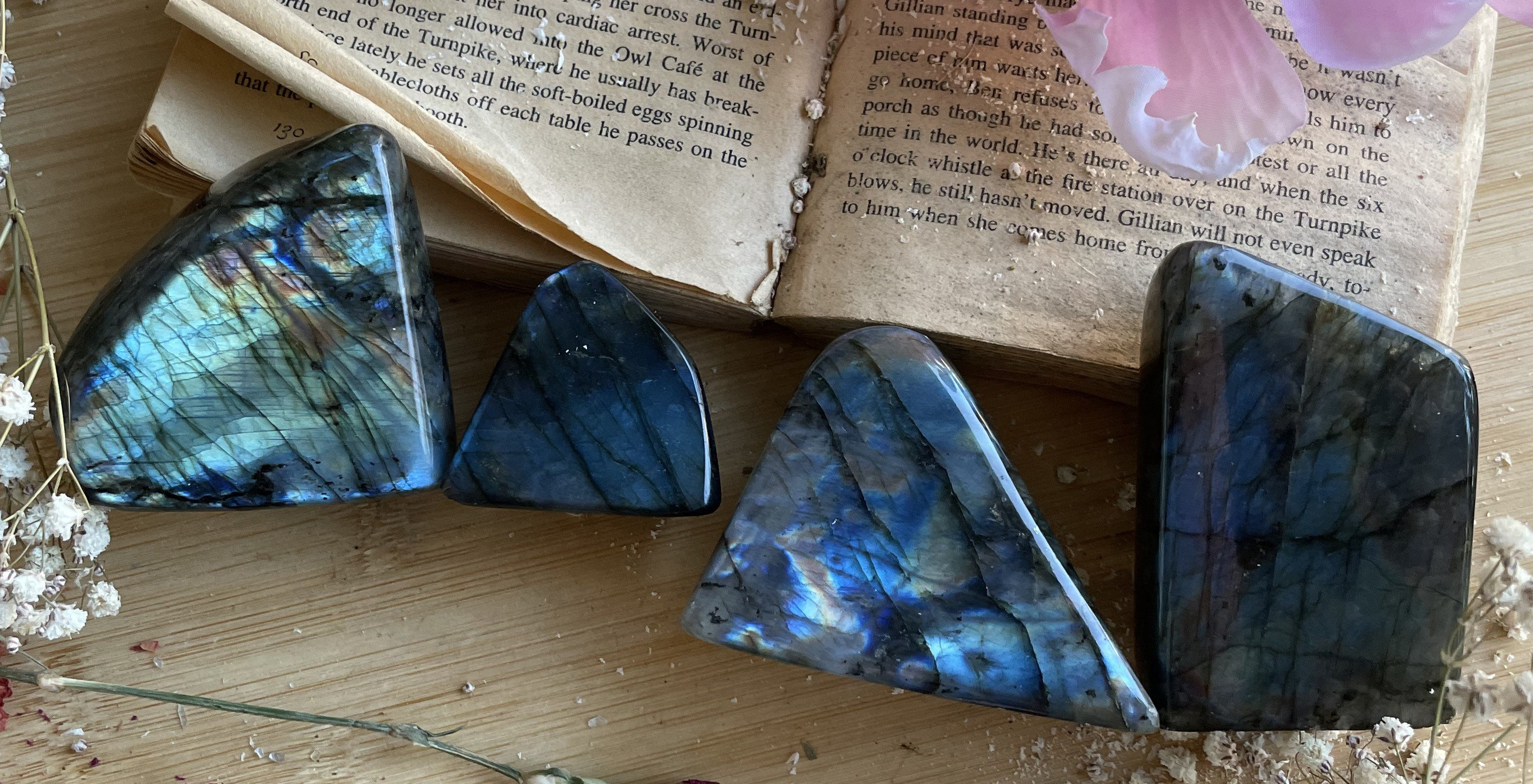 Labradorite Free Forms Crystals Altar Decor Witchy Decor