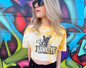iowa hawkeye crop top