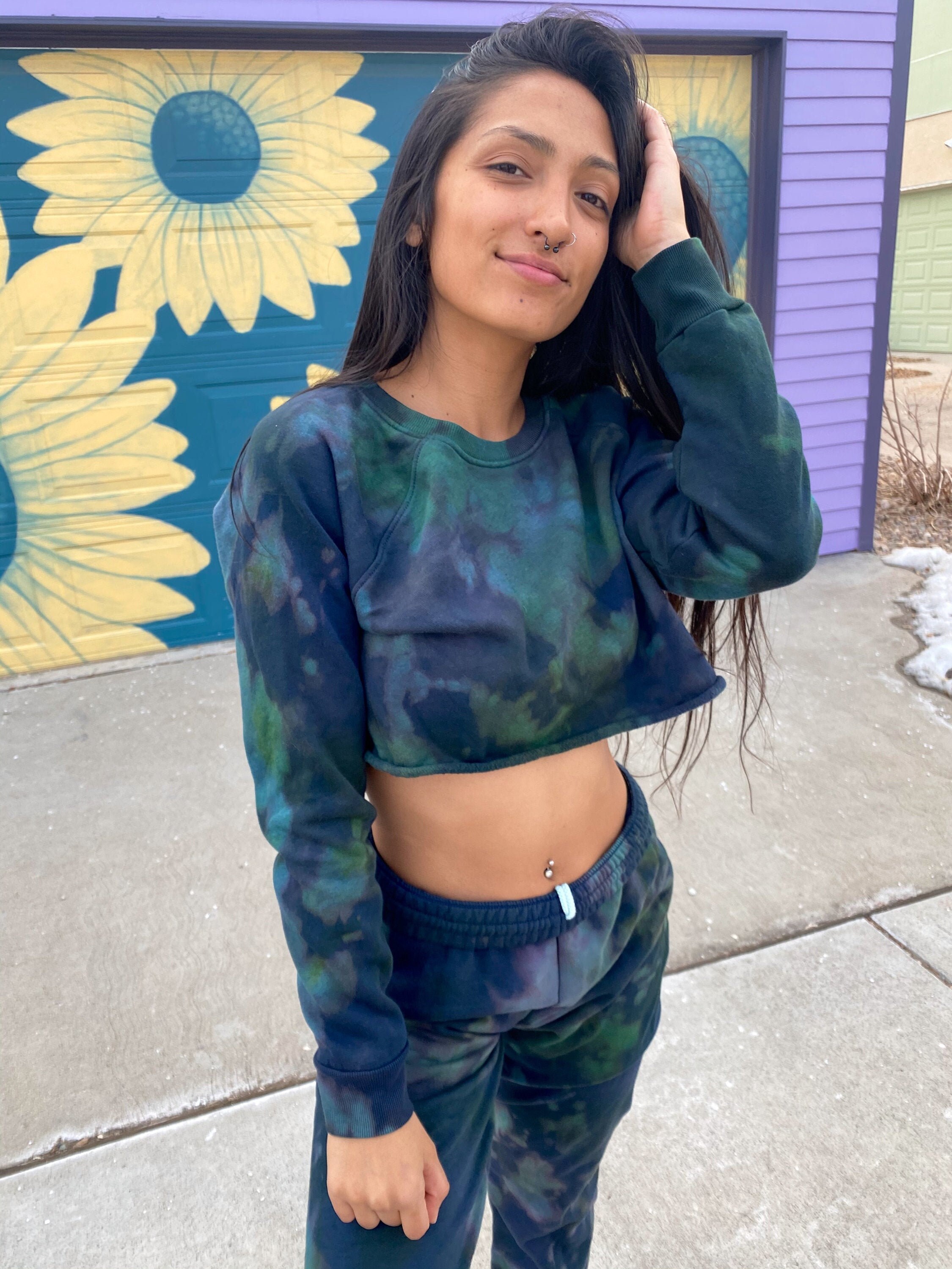 Custom Tie dyed matching sweatsuits bleached sweatsuits Etsy