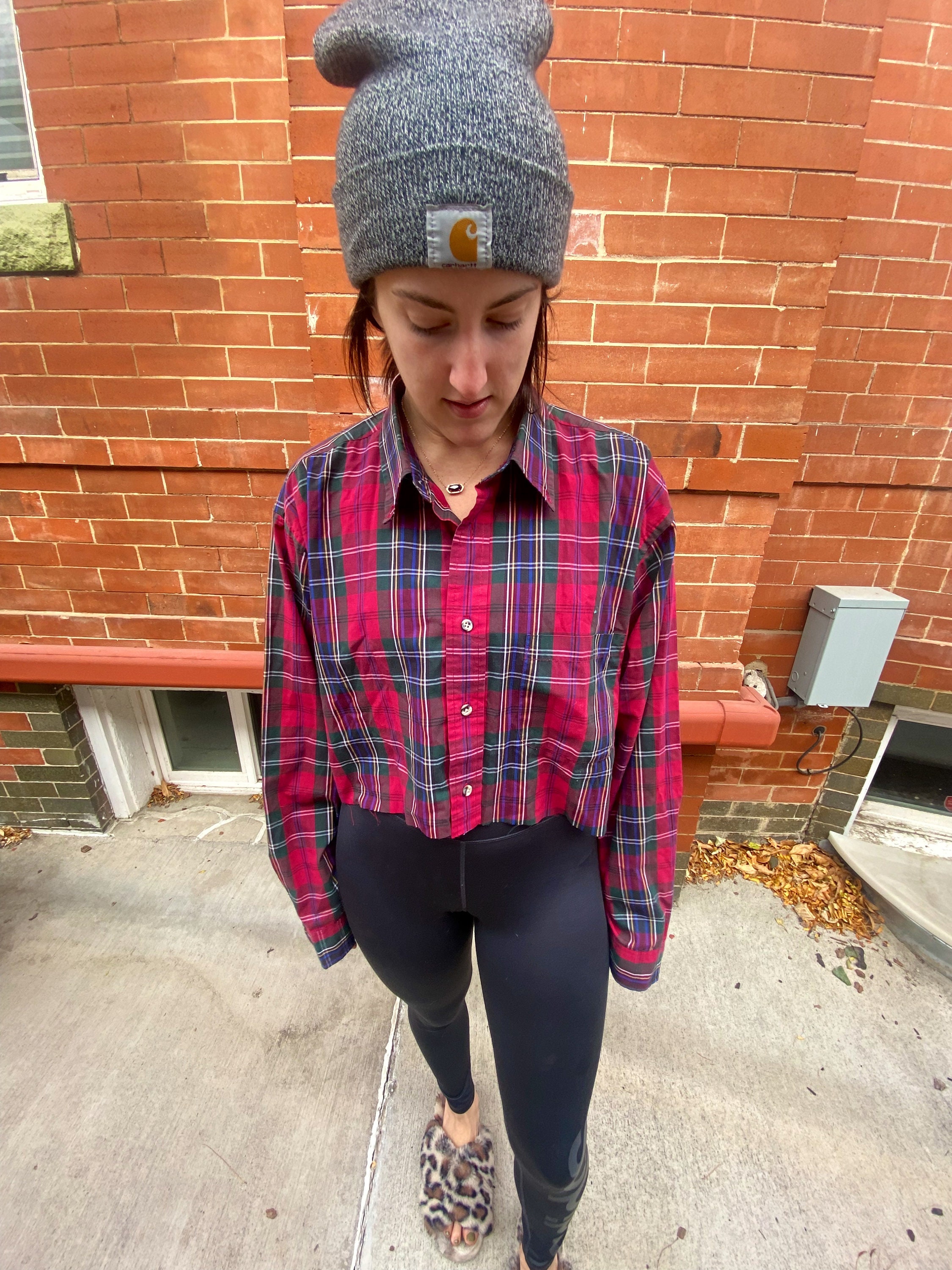 Crop Flannel 