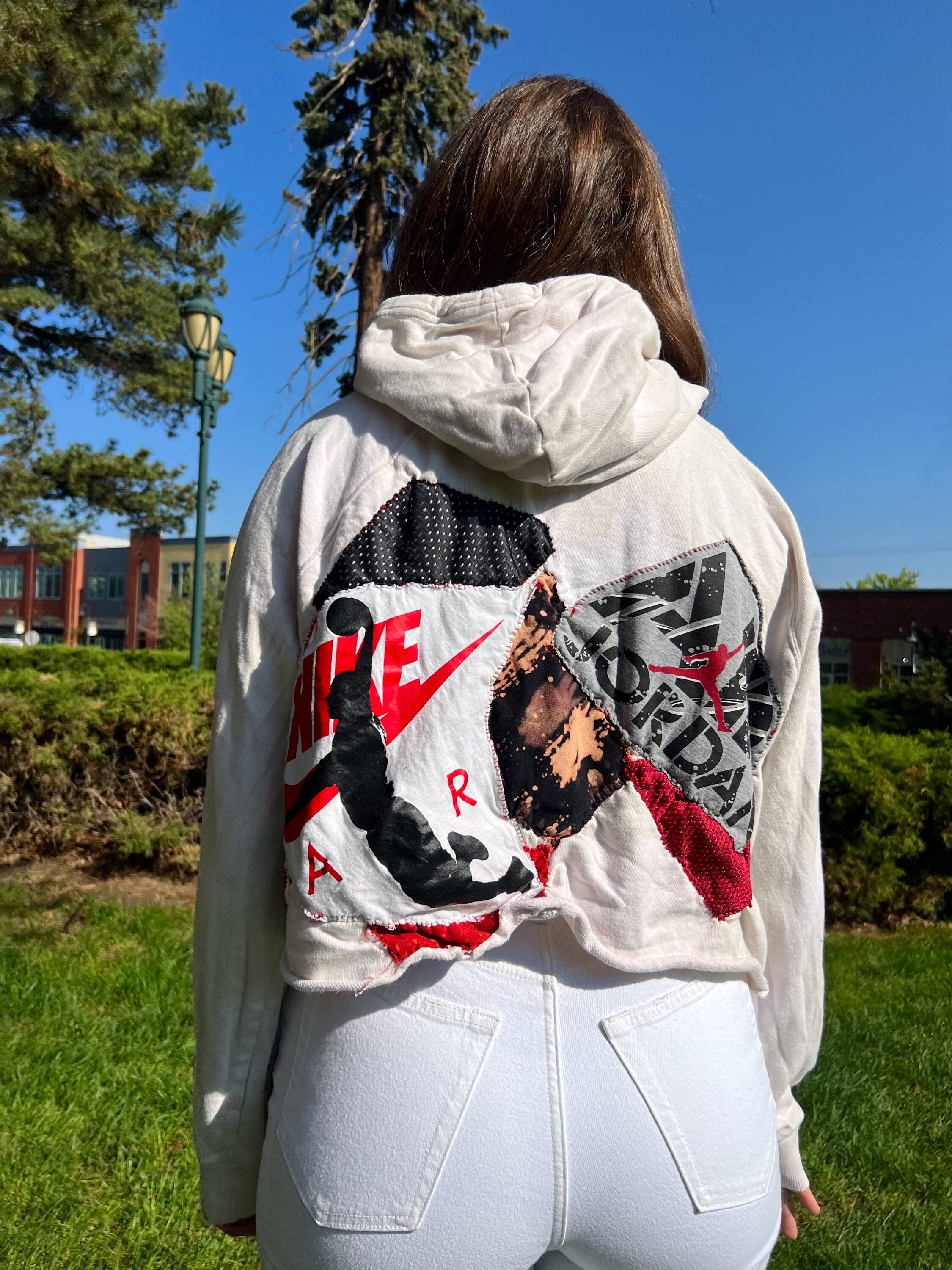 Patchwork Sweatshirt, Streetwear Sweatshirt, Patches, Hand Patchwork Sweatshirt, Streetwear Sweatshirt, Patches, Hand