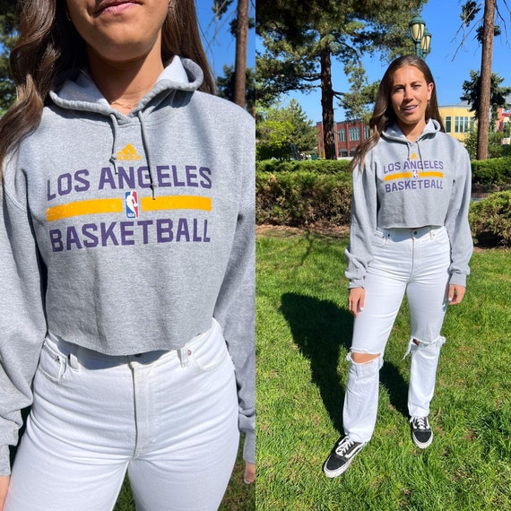 Lakers Cropped Hoodie Cropped Hoodie Los Angeles Lakers La