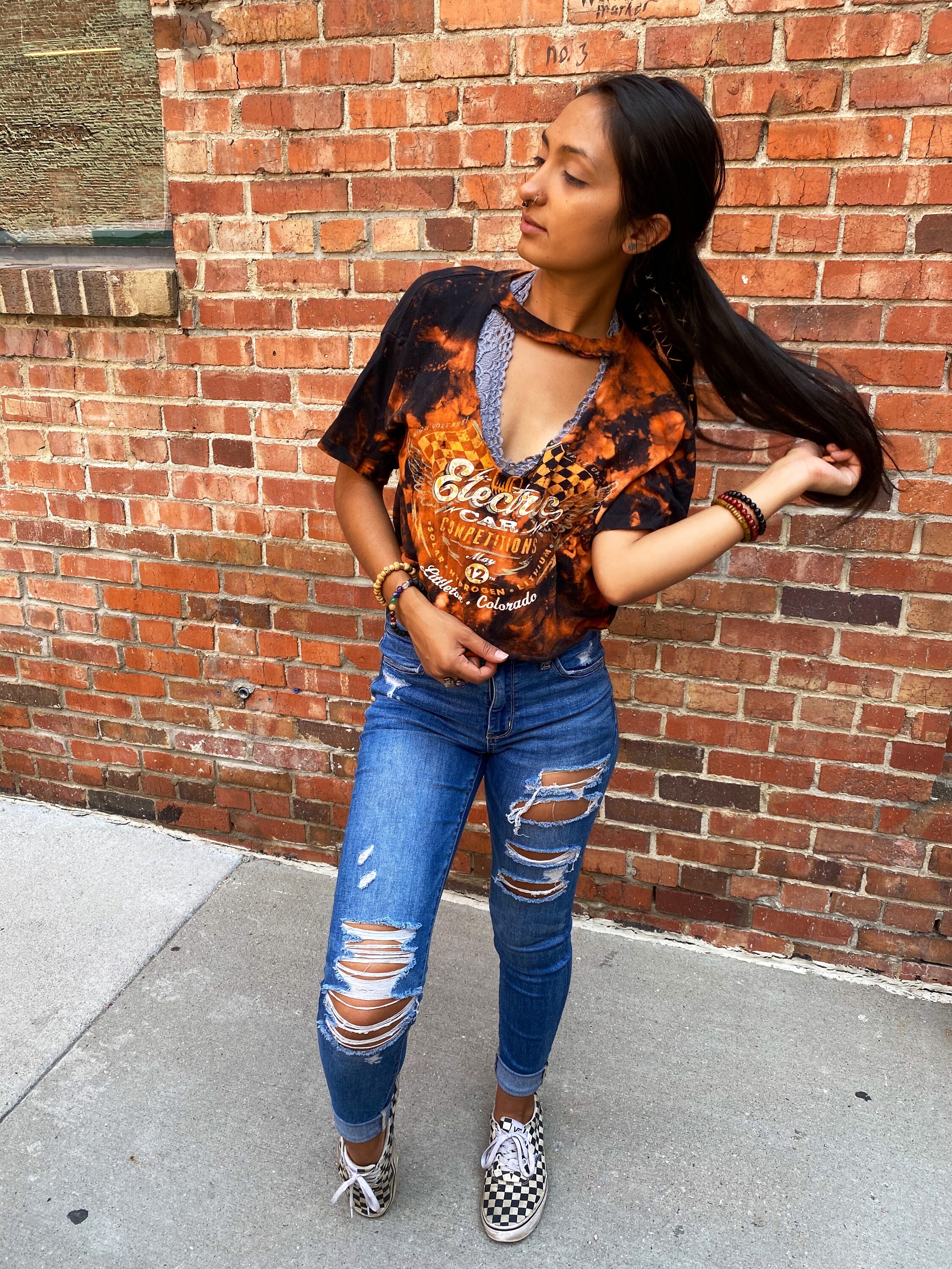 bleached racing shirts
