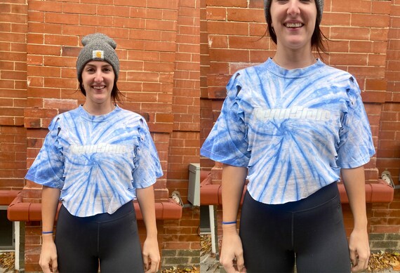Penn State Pen State Crop Top Tie Dyed 