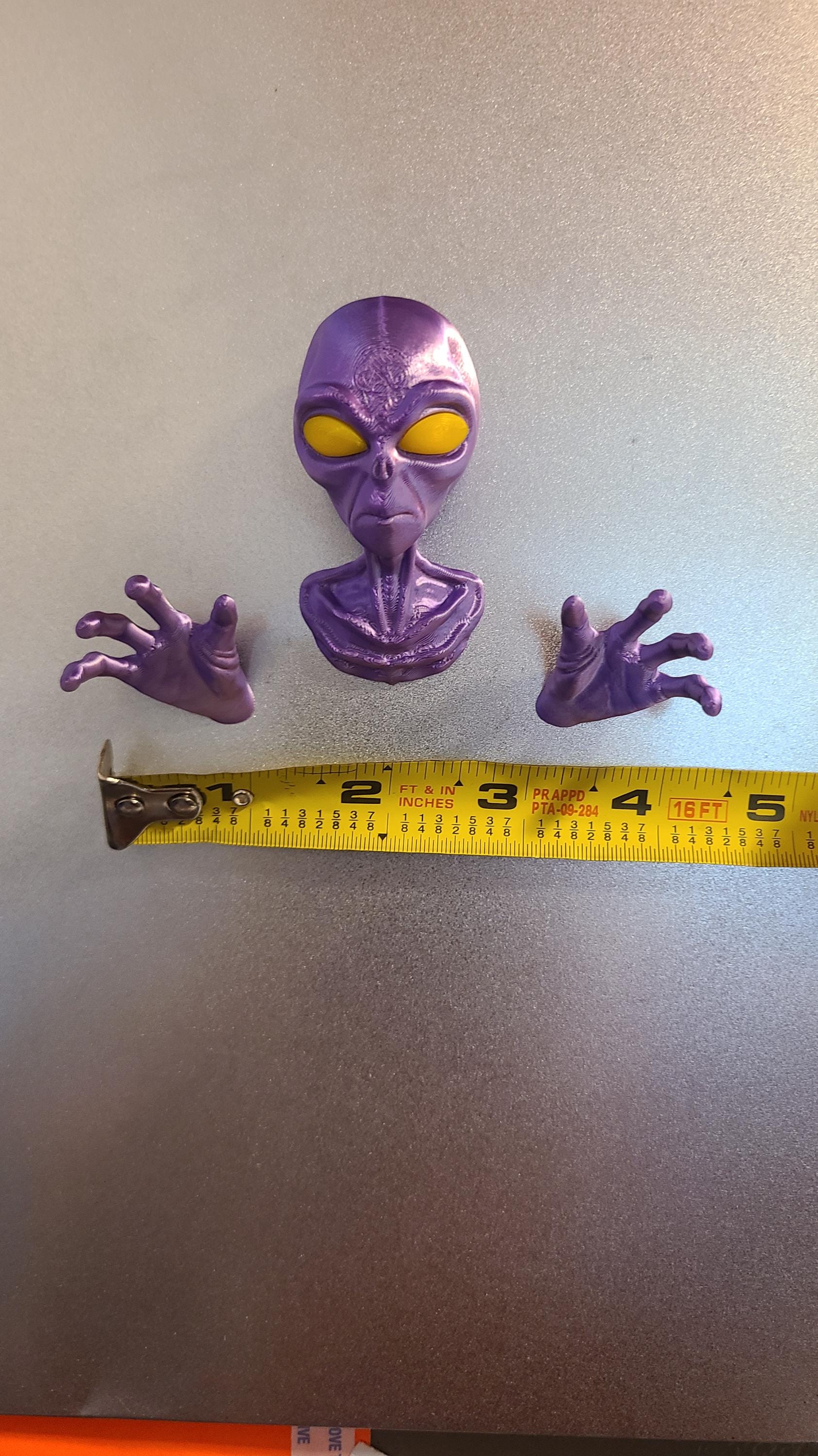 3D Printed Alien Refrigerator Magnets - Etsy
