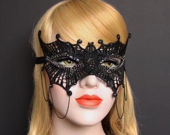Butterfly Bat Costume Cosplay Birthday Party Crytals Couple Masquerade Ball Mask