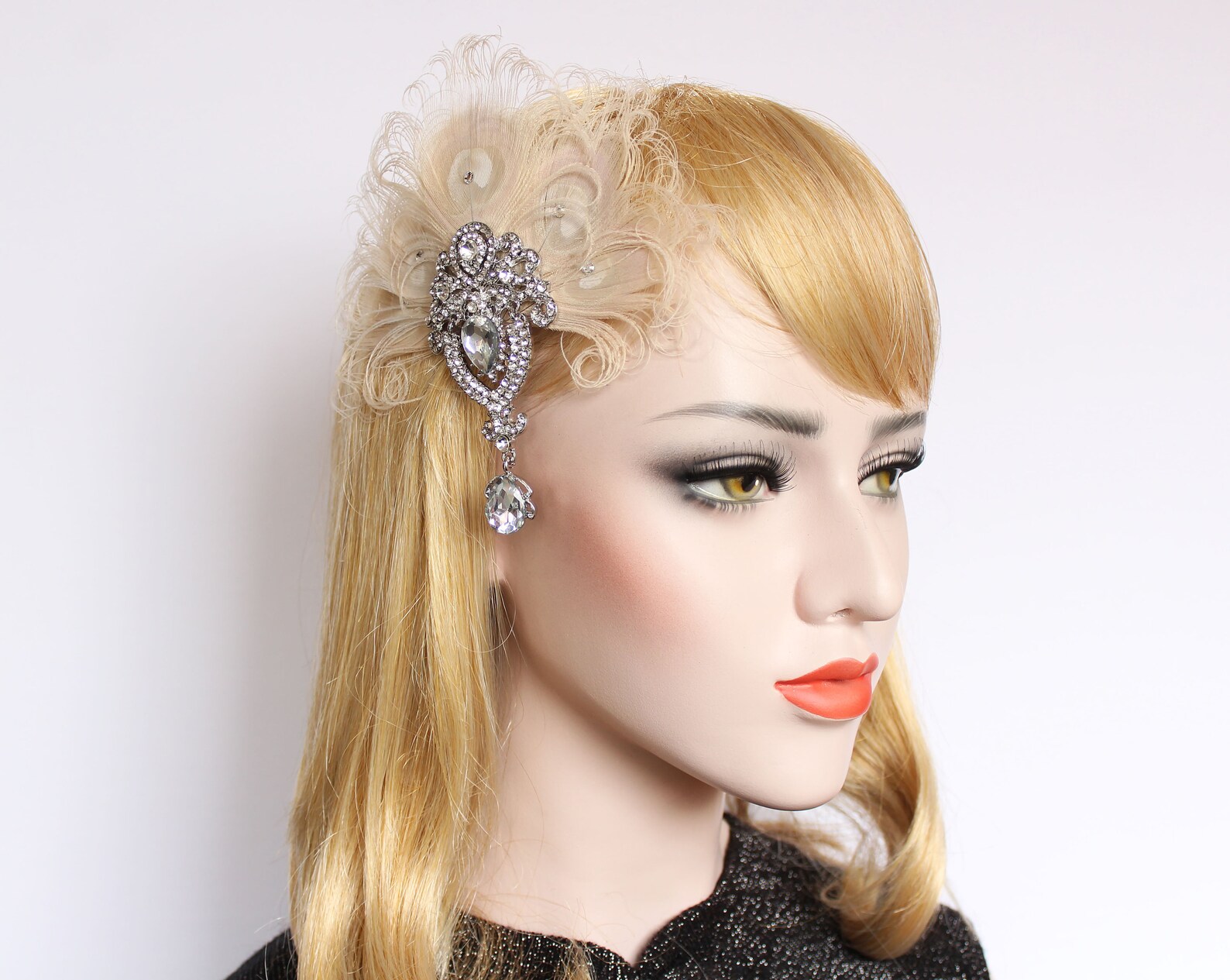 roaring 20's beaded headpiece
