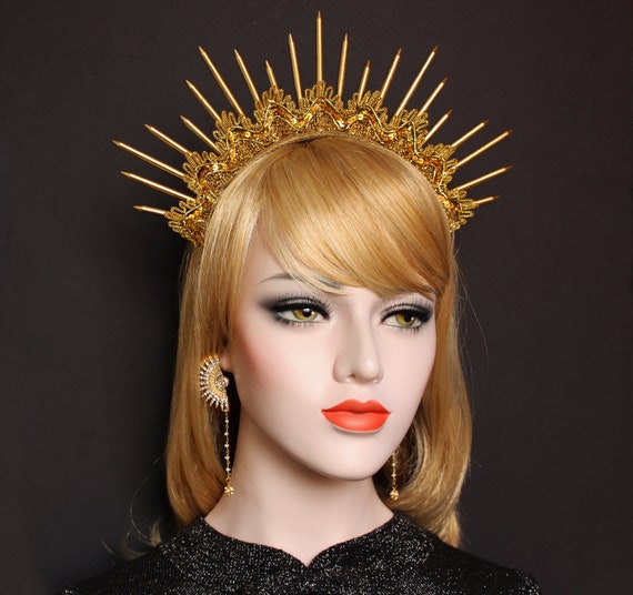 Virgin Headband Hair Hoop Mary Halo Crown Hair Band Headpiece Evening Party Prop
