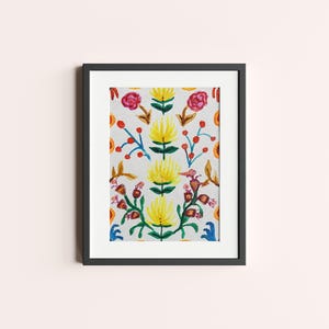 Botanische Aquarell Malerei – Wandkunst | abstrakte Illustrationen | OddballOasis Art auf hochwertigem Papier | Geschenkidee