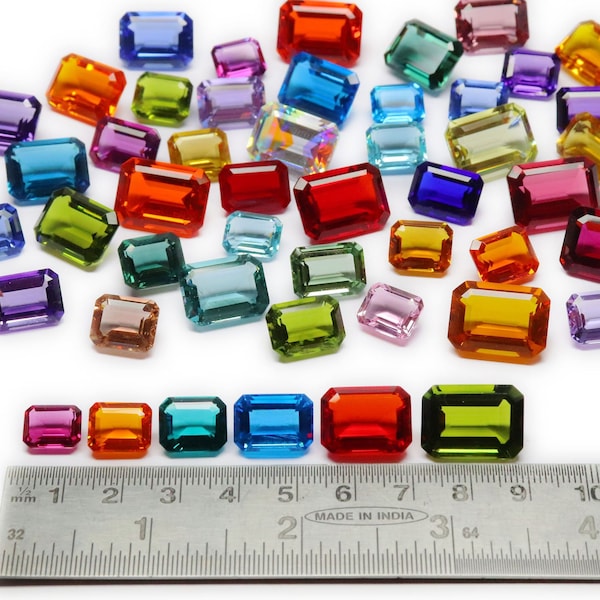 Gemstone Multi Color - Semi Precious Stone - Mix Gemstone Parcel - Gemstone LOT - Gems Parcel - Lab Created Stone - Hydro Quartz Stone