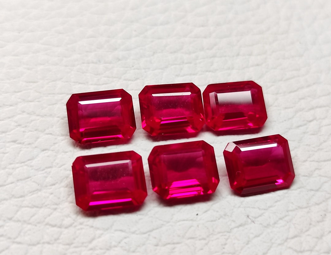 Lab Created Vivid Pink Sapphire 7x5mm to 10x8mm - Etsy
