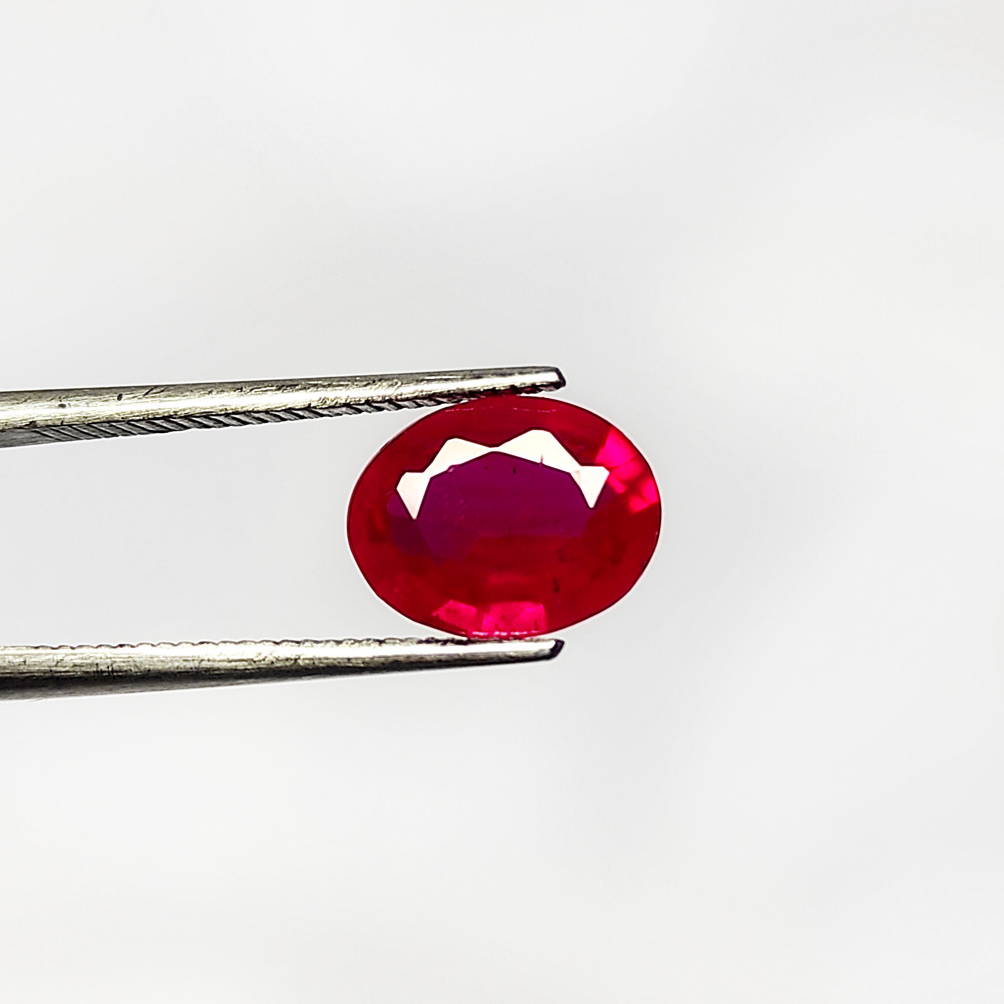 9x7x3.5mm Pink Ruby Stone Ruby Gemstone Ruby Faceted Etsy