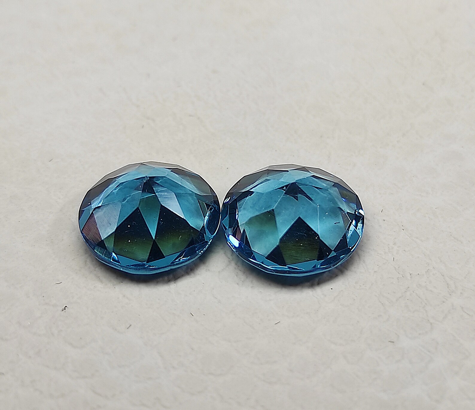London Blue Topaz Gemstone Pair Topaz Stone Blue Topaz Loose Etsy