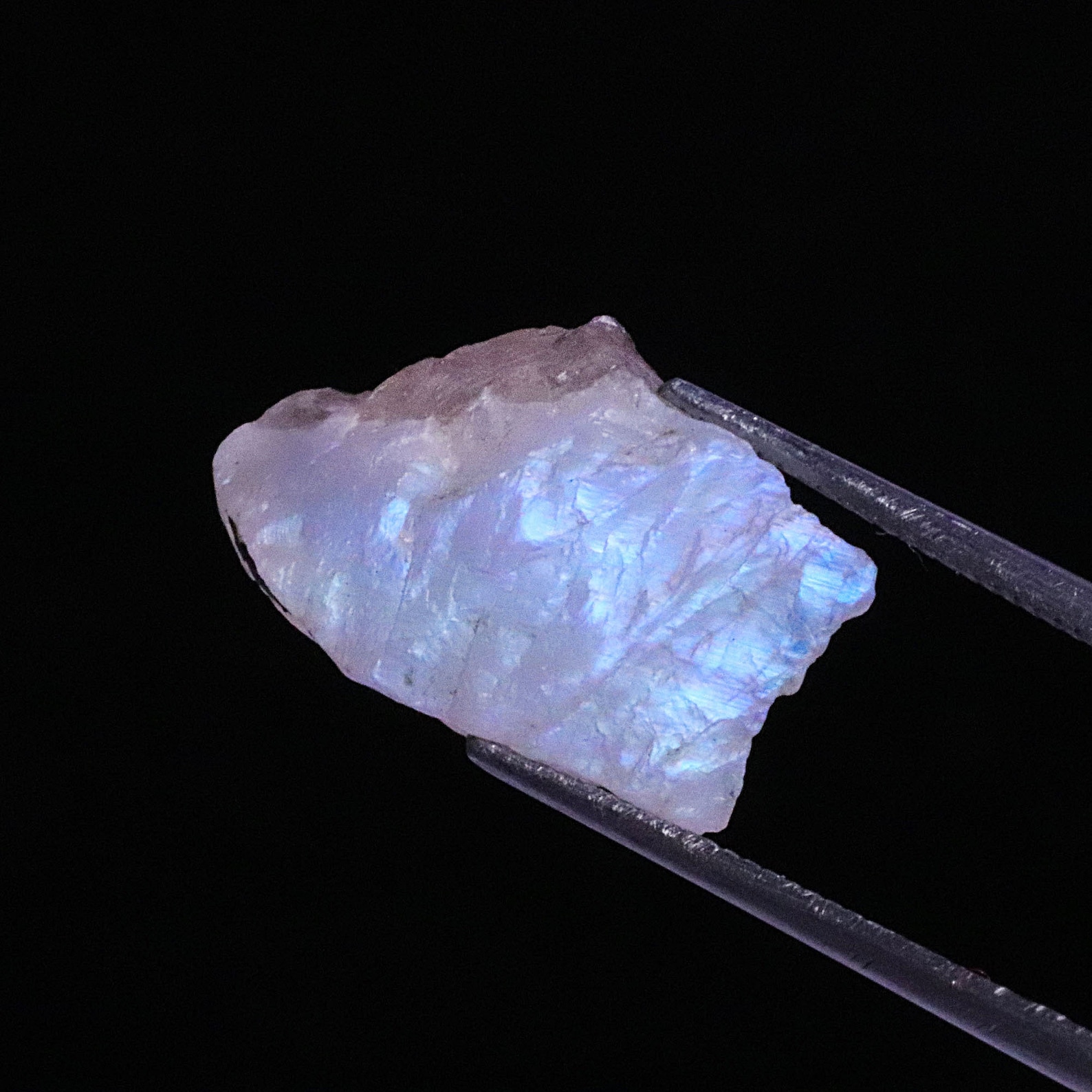 Rainbow Moonstone Rough Gemstone Blue Fire Moonstone Raw - Etsy UK