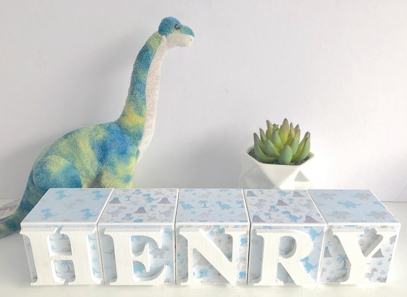 personalised baby letter blocks