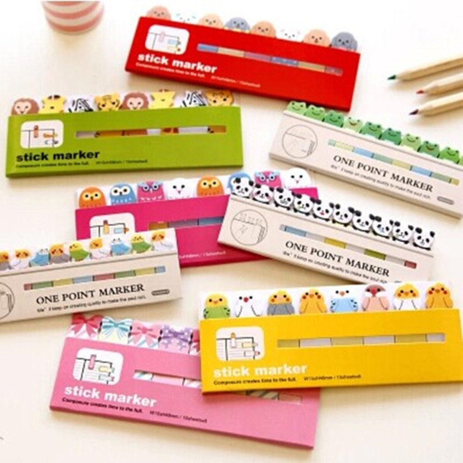 Cute Sticky Notes Bookmark Candy Sticky Notes Etsy