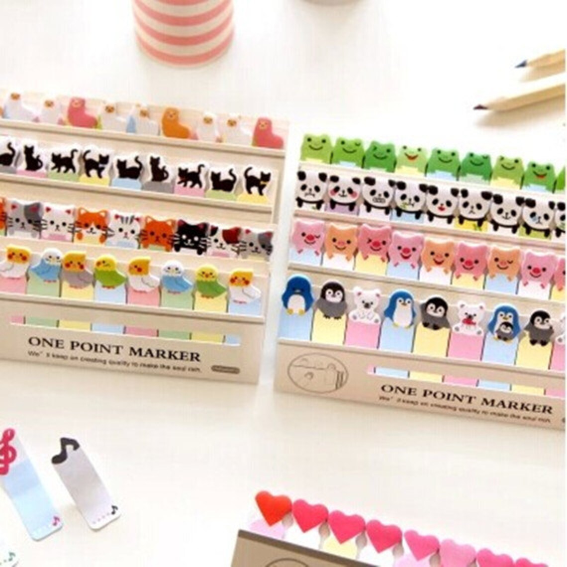 Cute Sticky Notes Bookmark Candy Sticky Notes Etsy
