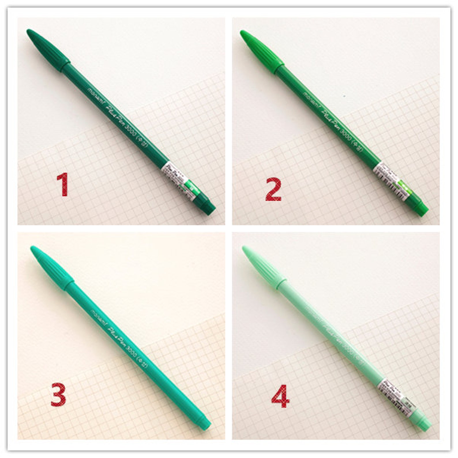 Monami Plus Pen 3000 Waterbased Marker 36 Colors Choose Etsy UK