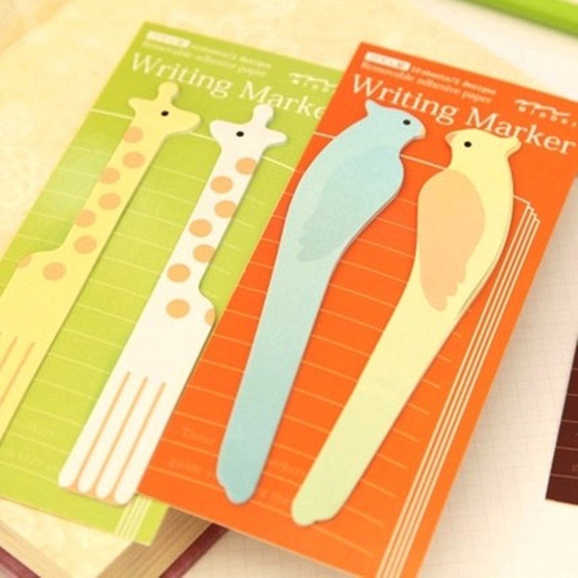 Cute sticky notes Bookmark cat sticky notes penguin sticky Etsy