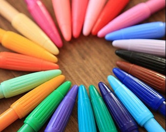 Juego de bolígrafos de color, Monami Pen 36/24/12pcs Set, lápiz de color, marcador a base de agua marcador de acuarela Rotulador de punta de fieltro pluma de línea ancha pluma resaltadora de pluma