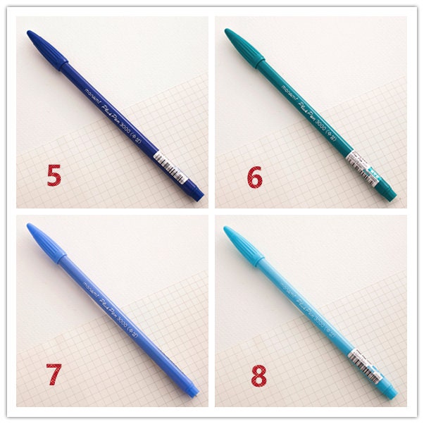 Monami Plus Pen 3000 Water-based Marker 36 Colors Choose Colors Korean Pen Japanese  Pen Watercolor Marker Felt Tip Pen Broad Line Pen 