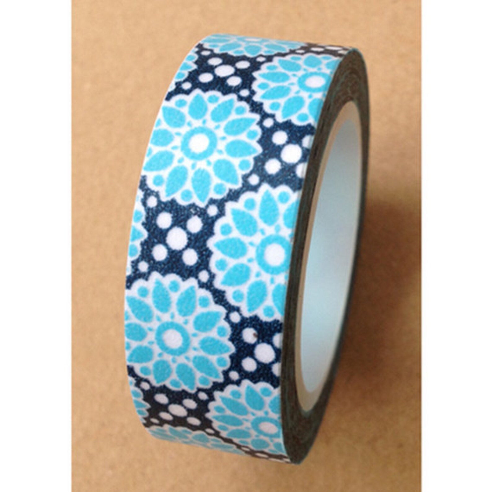 Washi Tape Blue Flowers Washi Tape Etsy