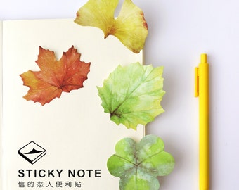 Leaf sticky notes, plants sticky notes, Green sticky notes, Leaves sticky notes, Plants sticky notes, Plants Notpad, Leaves Notpad