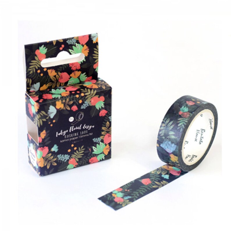 Plants Washi Tape, Flowers Washi Tape, Washi Tape Set, Leaf Washi Tape, Leaves Washi Tape, Green Paper Tape,Cute Washi Tape,grass washi tape image 4