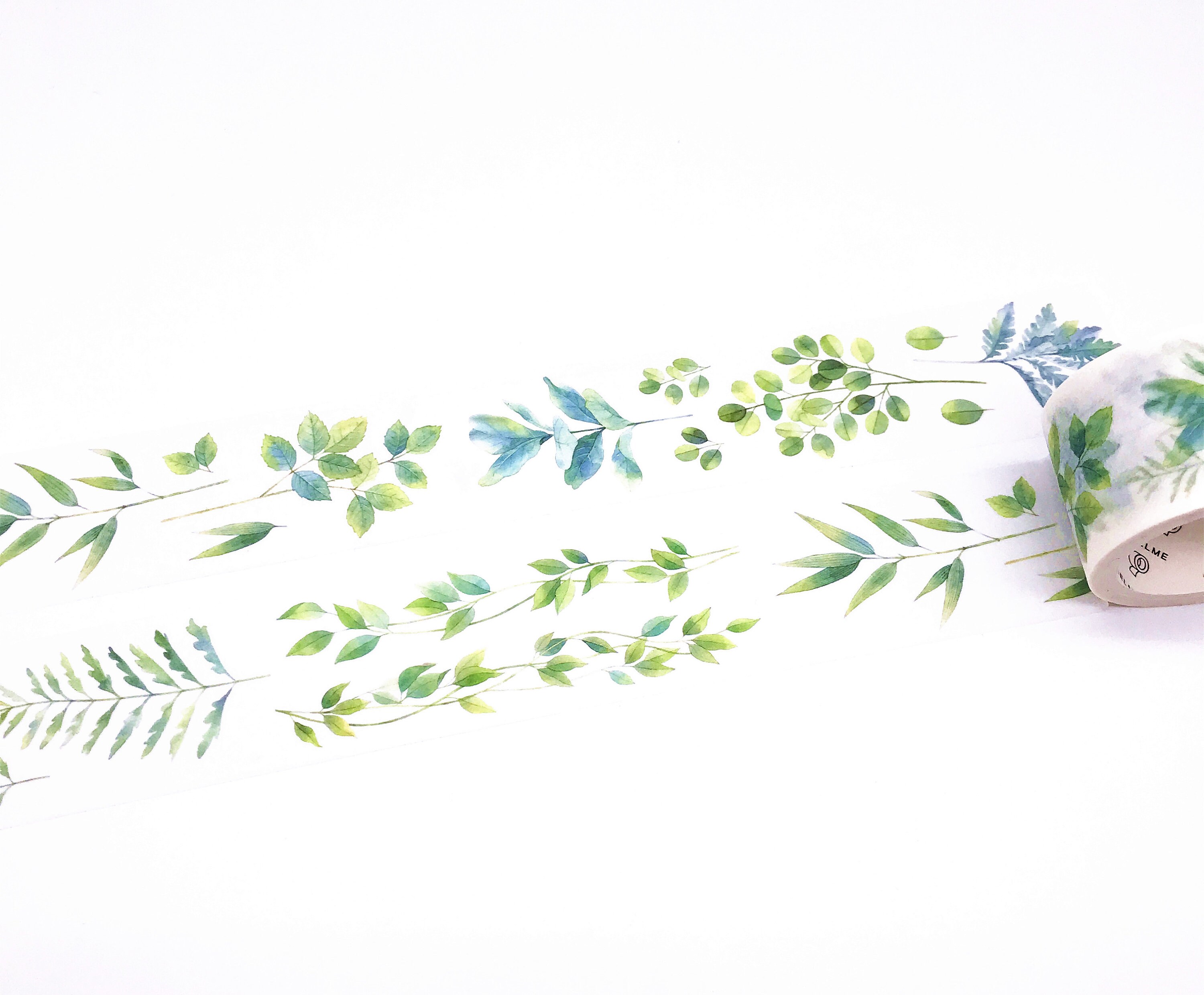 Leaf Washi Tape Green Washi Tape Leaves Washi Tape Grass Etsy Australia