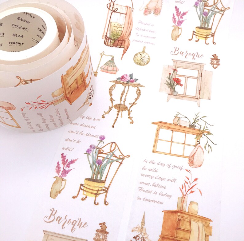 Furniture Washi Tape Wardrobe Washi Tape Table Washi Tape Etsy