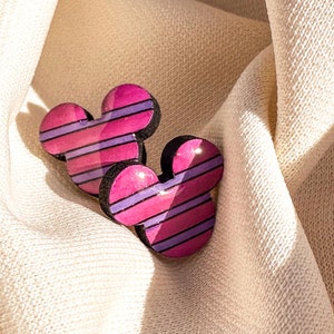 Cheshire Cat Stud Earrings | Alice In Wonderland | Disney | Light Weight | Fun Colorful Studs
