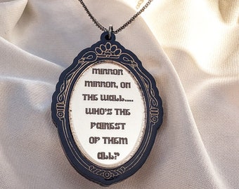 Evil Queen Mirror Necklace | Snow White | Disney Jewelry