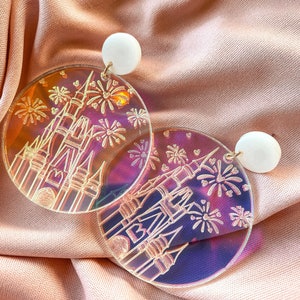 WDW Cinderella Castle Earrings | Princess | Disney Earrings | Disney Jewelry | Disney World