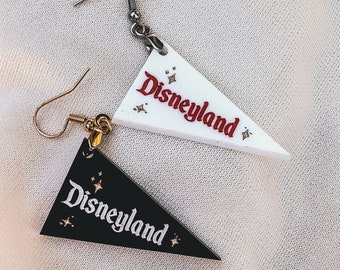 Disneyland banner Earrings | Disneyland | Disney Earrings | Disney Jewelry | Retro