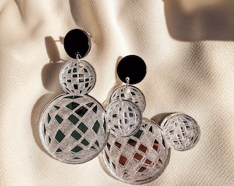 Disco Ball Mickey Earrings | Retro  | Disney Earrings | Disney Jewelry