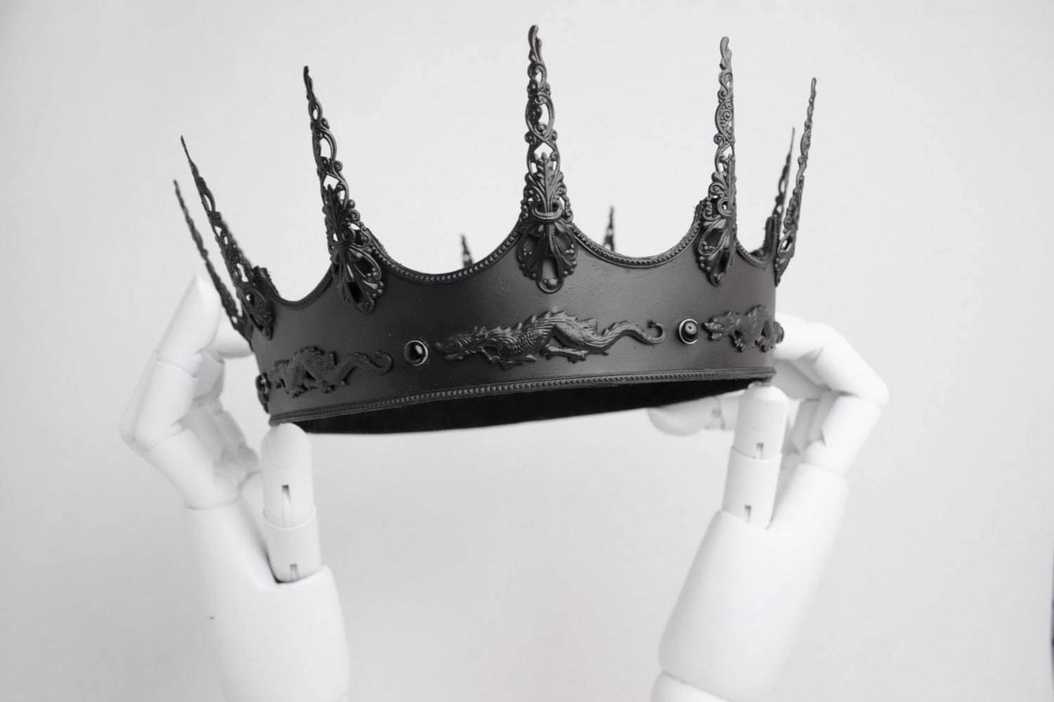 I Fell For The Temptation Of The Evil Crown Prince REI : Evil King Men's Crown - Etsy Hong Kong