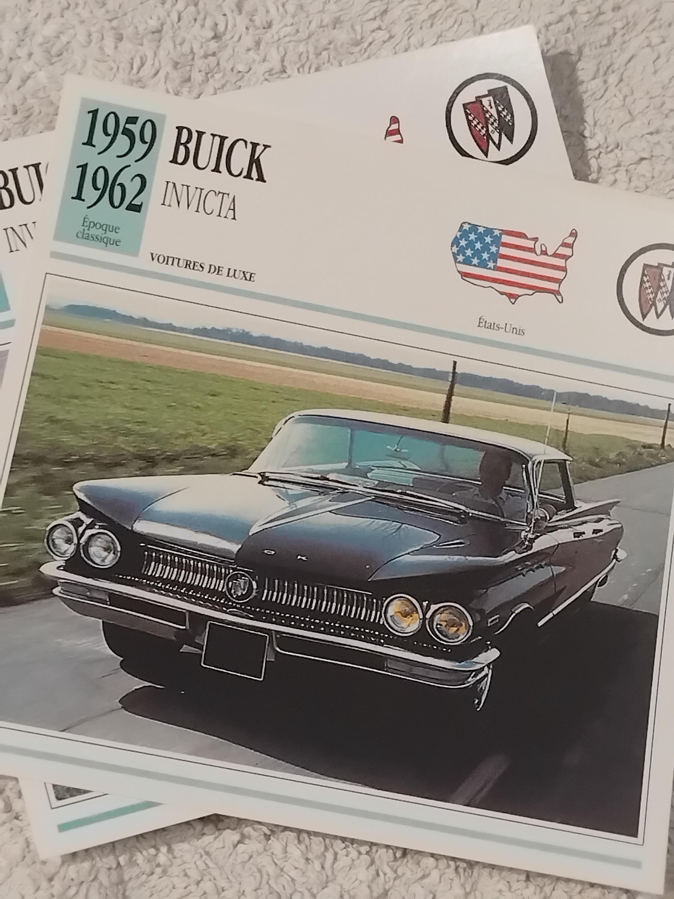 BUICK Invicta CLASSIC CAR 14x14cm Picture Photo Wall Decor Gift