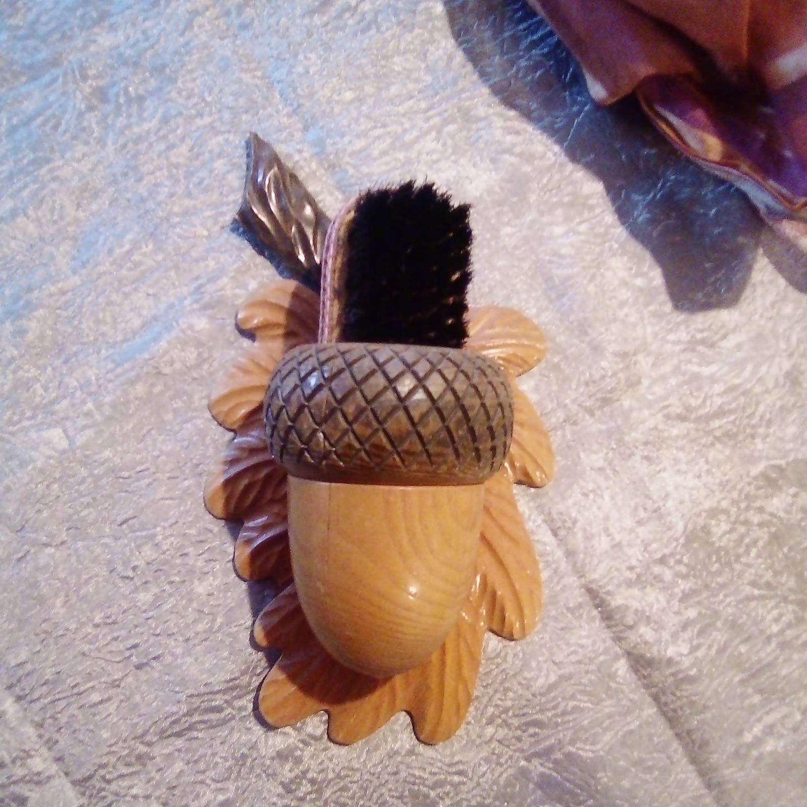 Ancien Bois Sculpté à La Main 1920 Forêt Noire Feuilles de Pinceau Design Belle Sculpture sur Le ave