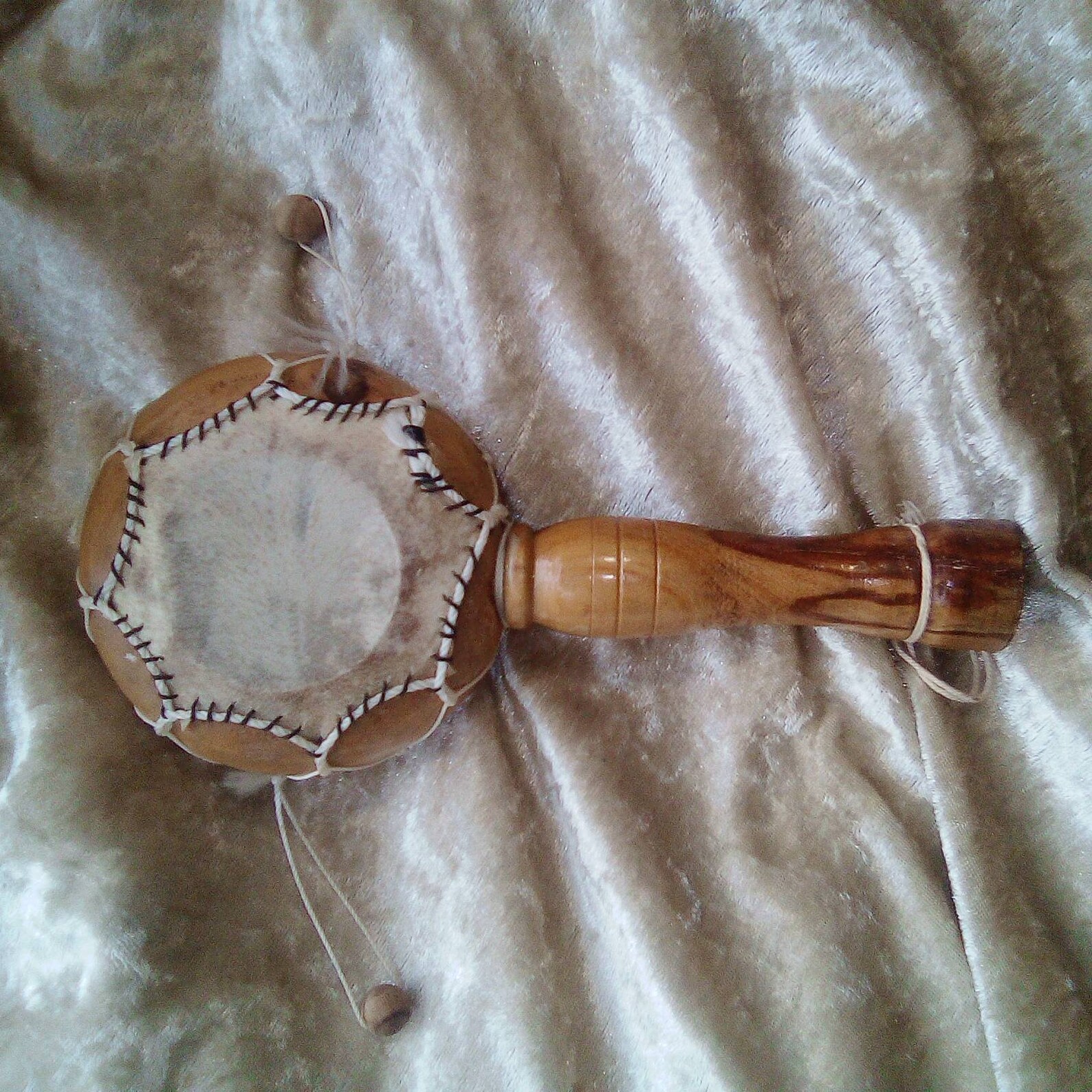 African hand held tribal percussion drum hand twisted musical Etsy