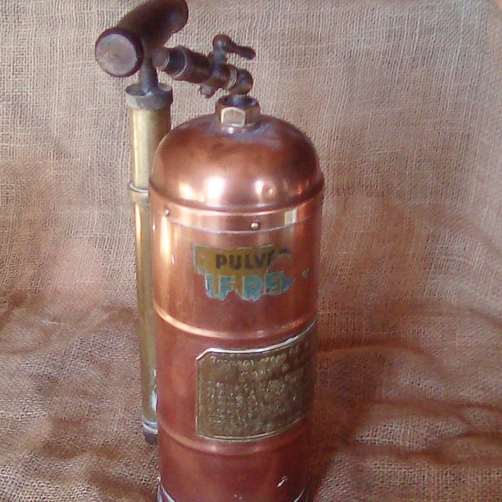 Vintage Français Copper Garden Sprayer Pulvérisateur Horticultural Fertilizer Plant Sprayer