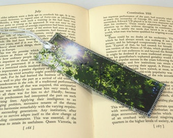 Braille Bookmark, Unique Bookmark, Nature Bookmark, Imagine Bookmark, Art Bookmark, Handcrafted Bookmark, Braille Gift, Fabric Bookmark