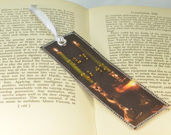 Hebrew Braille Bookmark, Shabbat Bookmark, Unique Bookmark, Shabbat Shalom Bookmark, Judaica Bookmark, Jewish Art Bookmark, Fabric Bookmark