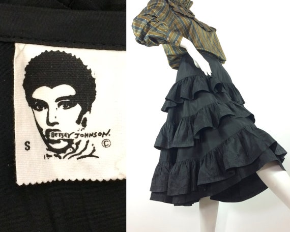 1970s vintage Betsey Johnson Punk label taffeta Ra