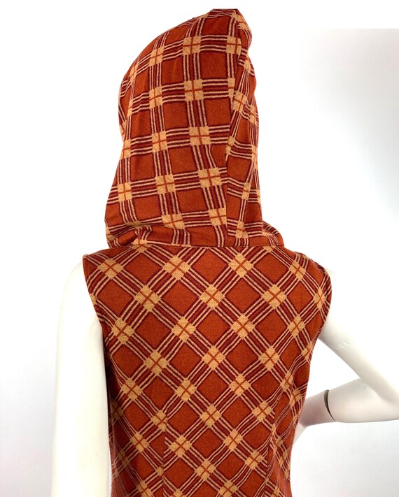 CLOBBER 1970s vintage hood jersey maxi dress / 6… - image 8