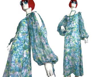 Vintage 60s Psychedelic Spiral Print Mini Dress Roll Neck 12 14 - Etsy