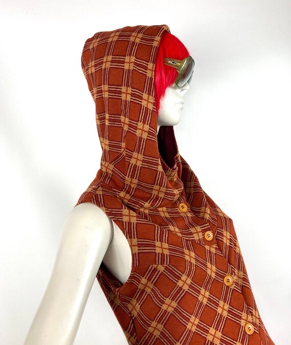 CLOBBER 1970s vintage hood jersey maxi dress / 6… - image 7