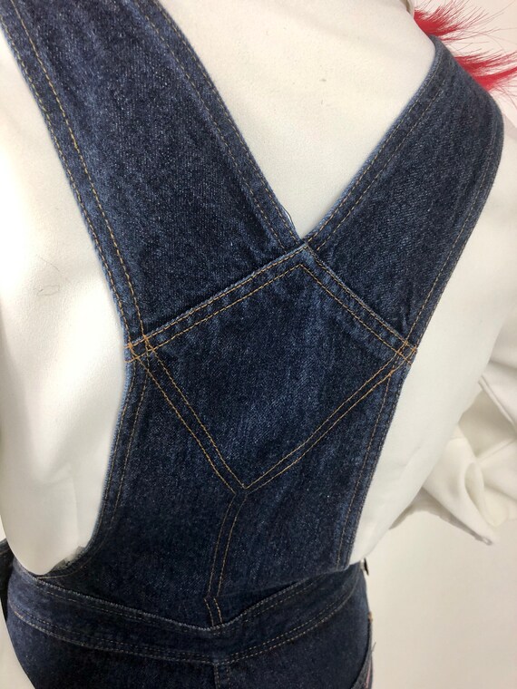 Vintage 1970s denim indigo 'Jean Jeanie' overall … - image 9